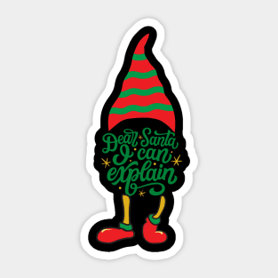 funny christmas gifts Sticker